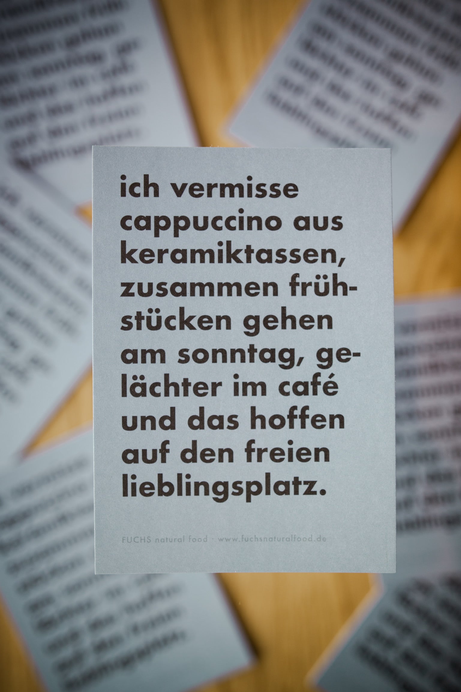 Karte "Vermissung" - Corona Edition